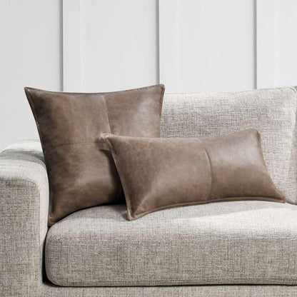 Classic Home - SLD Leather Sandstorm Taupe 22x22 - V250003 veiw 5
