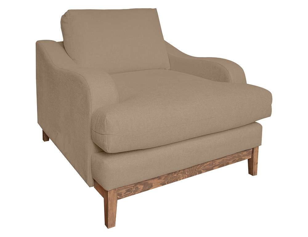 IFD - Alfa - Wooden Frame & Base, Armchair - IUP635-ACH-152 veiw 1