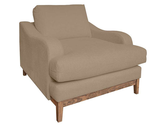 IFD - Alfa - Wooden Frame & Base, Armchair - IUP635-ACH-152 veiw 1