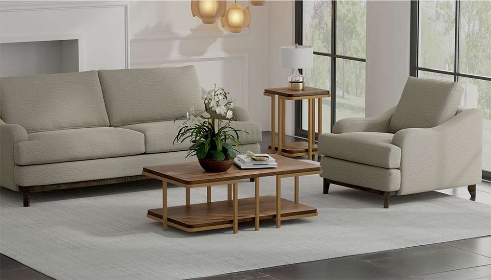 IFD - Alfa - Wooden Frame & Base, Loveseat - IUP635-LOV-151 veiw 2