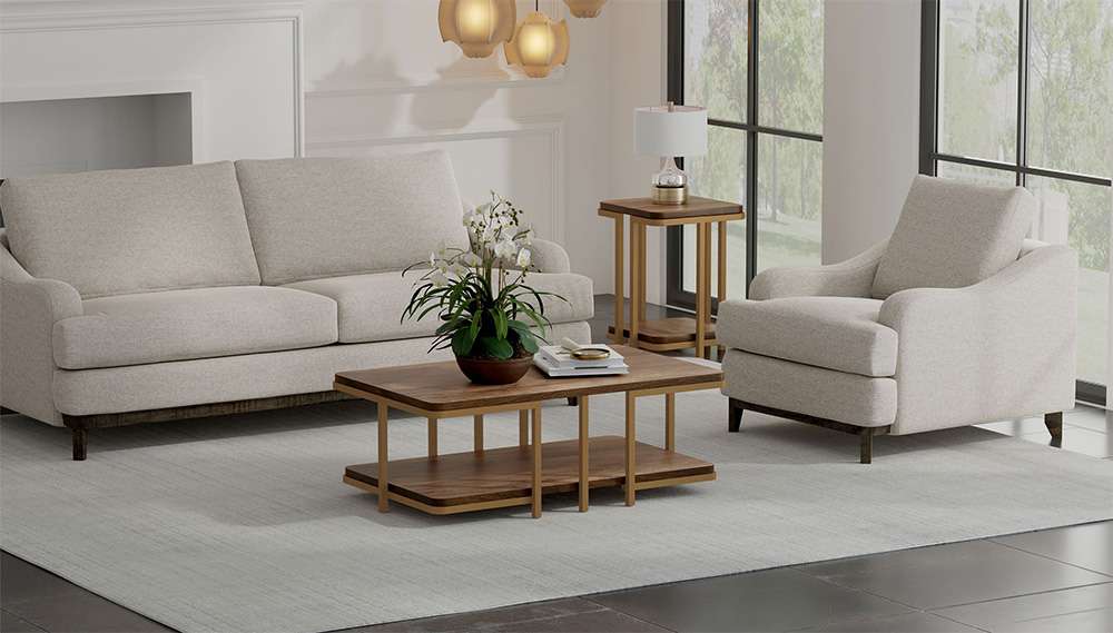 IFD - Alfa - Wooden Frame & Base, Loveseat - IUP635-LOV-161 veiw 2