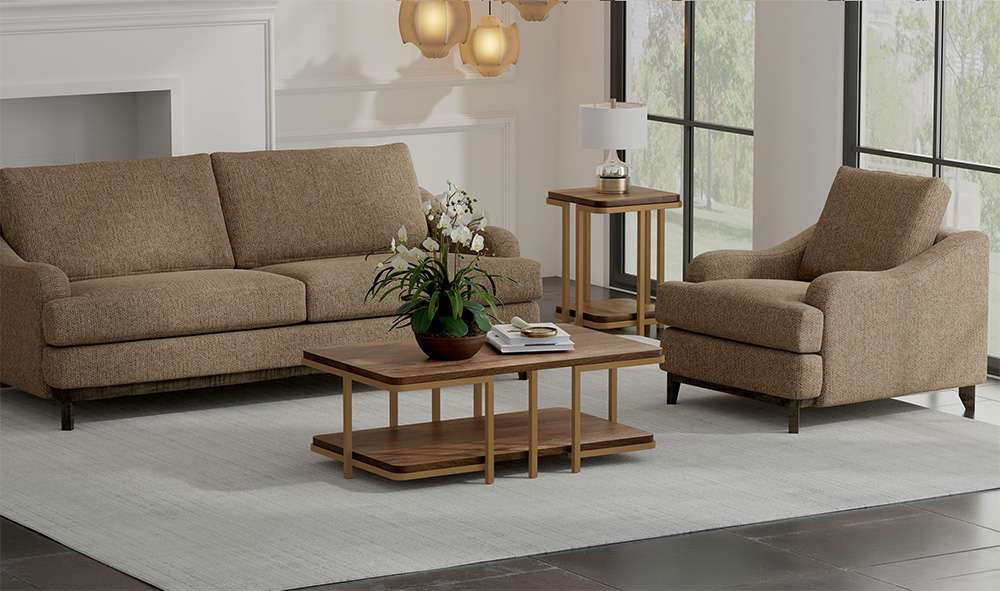 IFD - Alfa - Wooden Frame & Base, Loveseat - IUP635-LOV-152 veiw 2