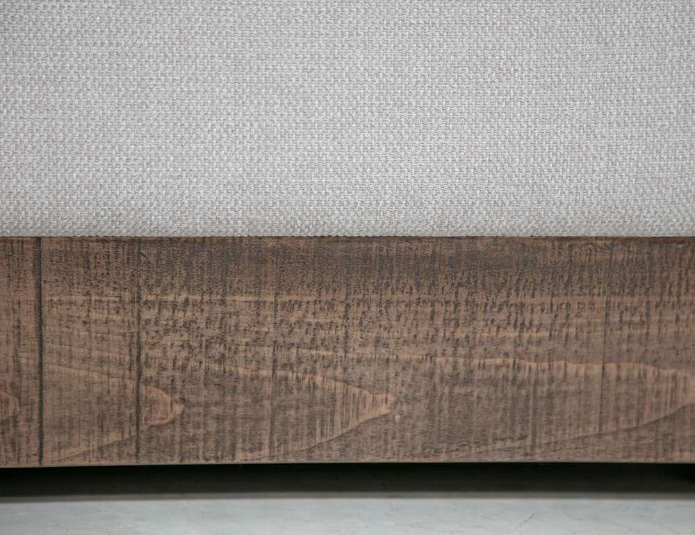 IFD - Georgia - Wooden Frame & Base, Upholstered Square Ottoman - IUP722-OTT-161 veiw 4