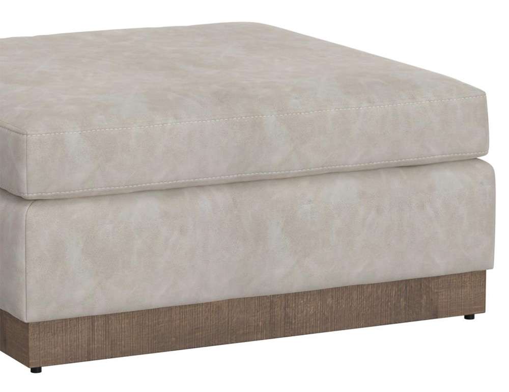 IFD - Georgia - Wooden Frame & Base, Upholstered Square Ottoman - IUP722-OTT-210 veiw 2