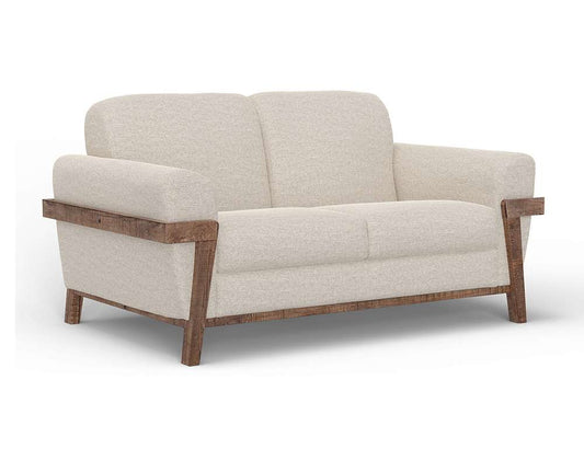 IFD - Loft Brown - Wooden Frame & Base, Loveseat - IUP644-LOV-161 veiw 1