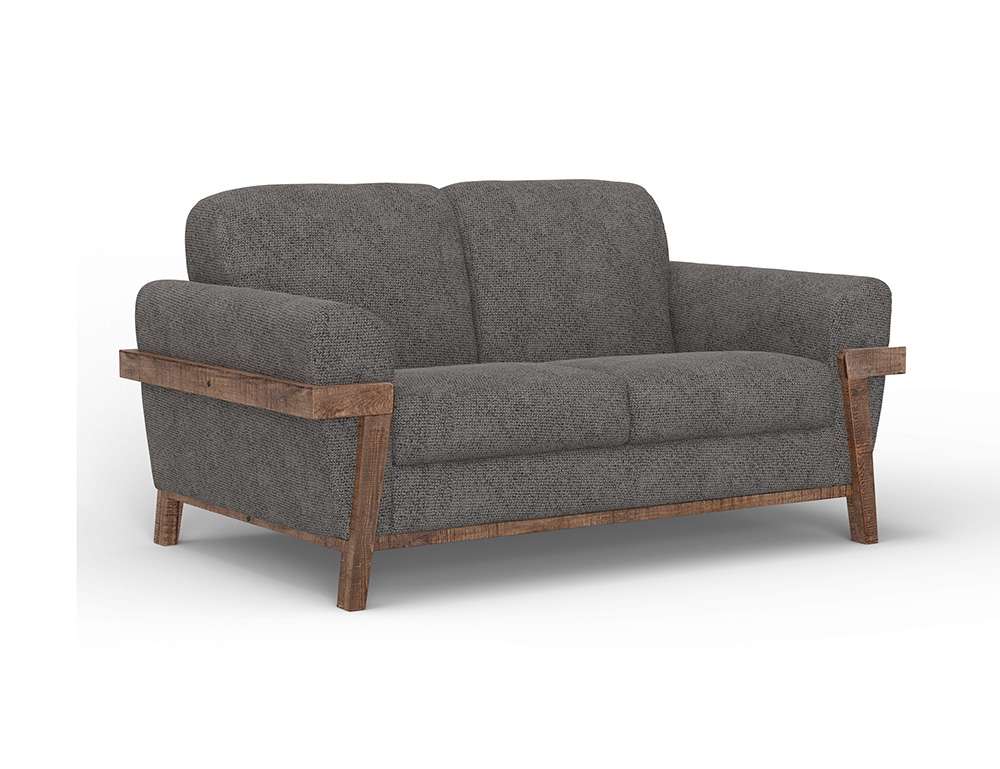 IFD - Loft Brown - Wooden Frame & Base, Loveseat - IUP644-LOV-121 veiw 1