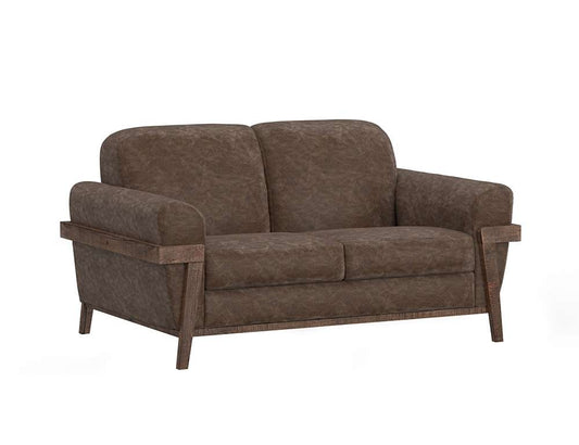 IFD - Loft Brown - Wooden Frame & Base, Loveseat - IUP644-LOV-212 veiw 1