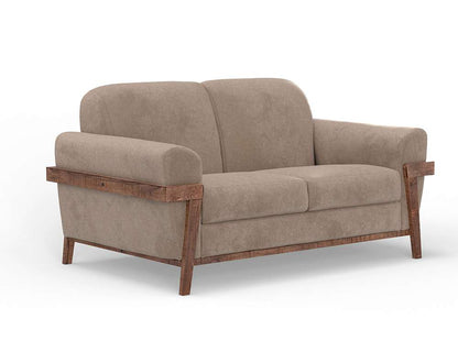 IFD - Loft Brown - Wooden Frame & Base, Loveseat - IUP644-LOV-152 veiw 1