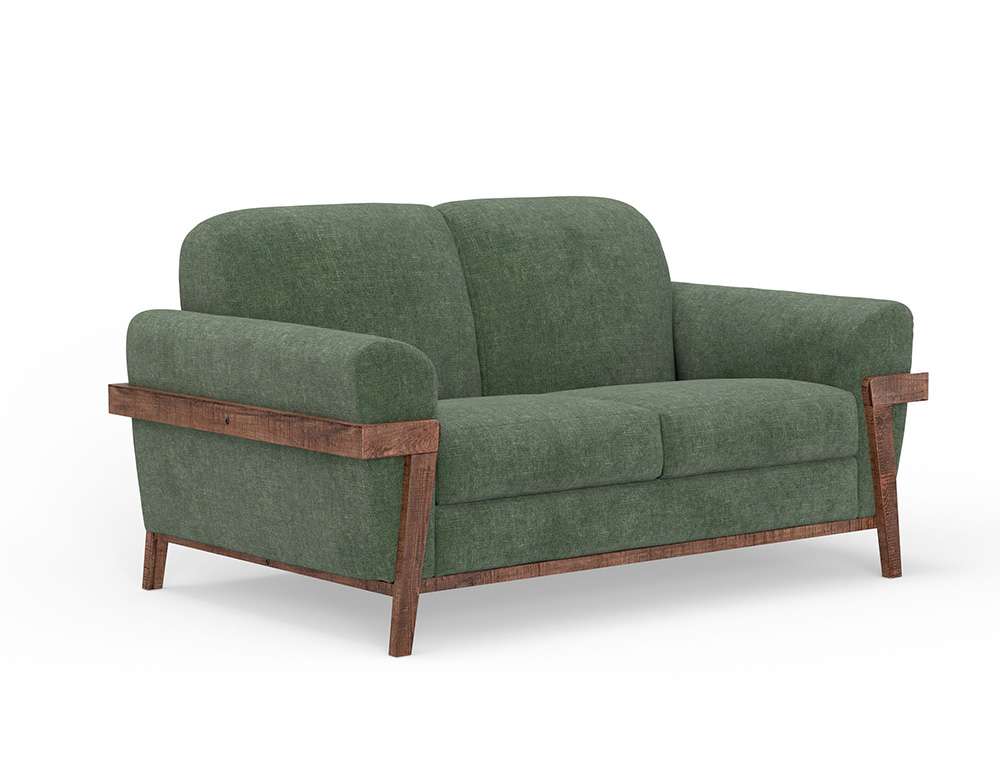 IFD - Loft Brown - Wooden Frame & Base, Loveseat - IUP644-LOV-111 veiw 1