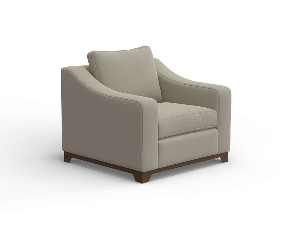 IFD - Natural Parota - Wooden Frame & Base, Armchair - IUP868-ACH-151 veiw 1