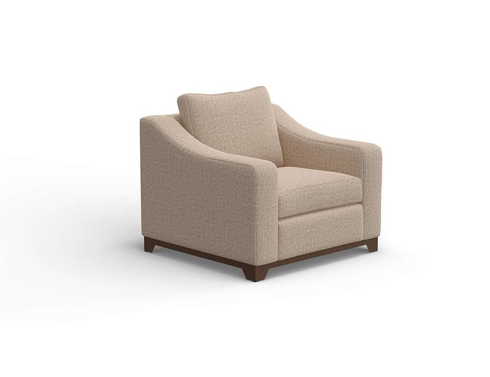 IFD - Natural Parota - Wooden Frame & Base, Armchair - IUP868-ACH-175 veiw 1
