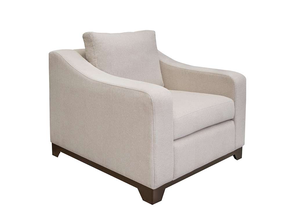 IFD - Natural Parota - Wooden Frame & Base, Armchair - IUP868-ACH-170 veiw 1