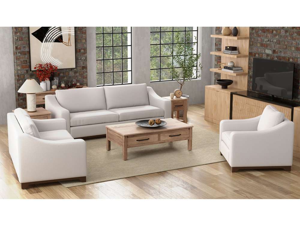 IFD - Natural Parota - Wooden Frame & Base, Loveseat - IUP868-LOV-170 veiw 2
