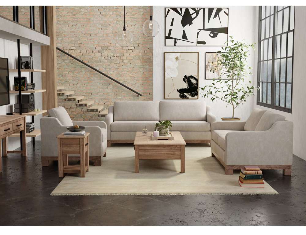 IFD - Samba - Wooden Frame & Base, Loveseat - IUP298-LOV-210 veiw 2