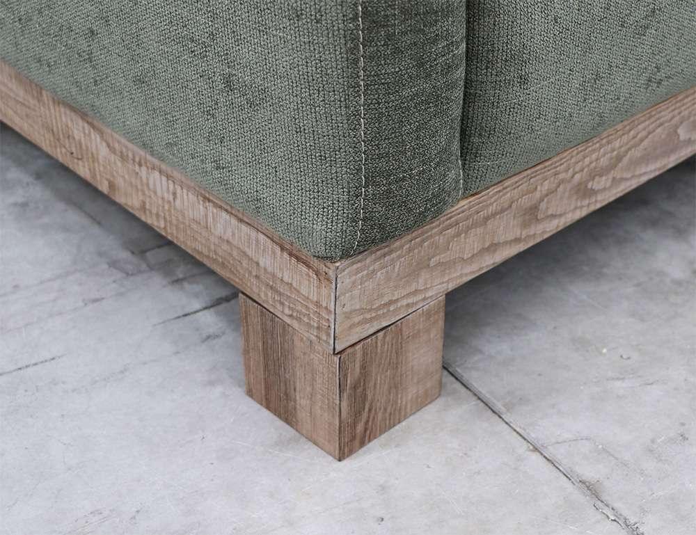 IFD - Samba - Wooden Frame & Base, Upholstered Square Ottoman - IUP298-OTT-111 veiw 3