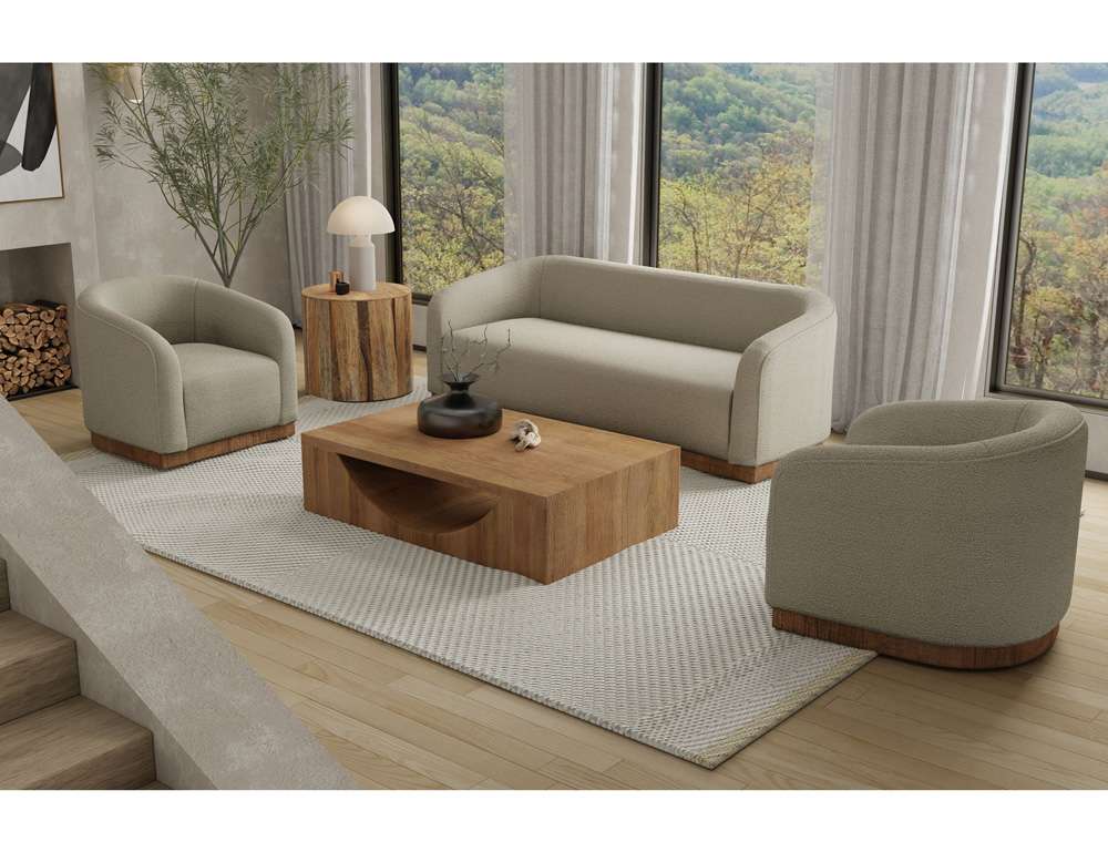 IFD - Suomi - Wooden Frame & Base, Loveseat - IUP551-LOV-151 veiw 2