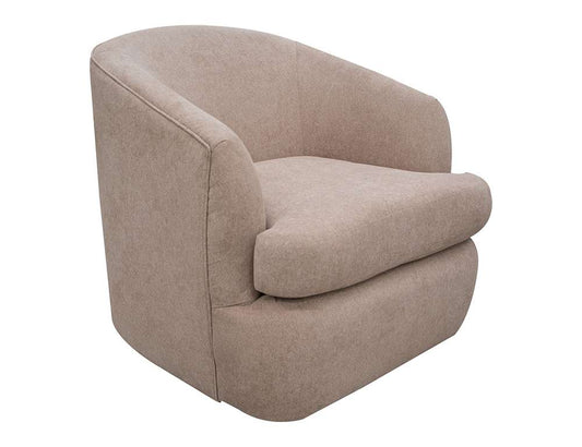 IFD - Tumbi - Wooden Frame & Metal Base, 360 Degree Swivel Accent Chair - IUP854-ACH-152 veiw 1
