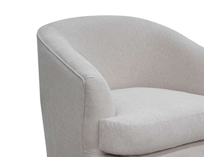IFD - Tumbi - Wooden Frame & Metal Base, 360 Degree Swivel Accent Chair - IUP854-ACH-170 veiw 3