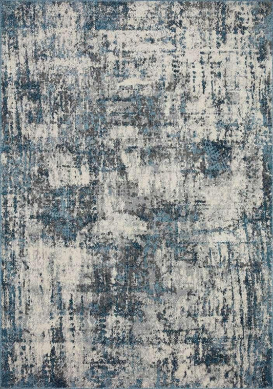 Loloi - Austen Natural / Ocean 3-11in x 5-7in Accent Rug - AUSTAUS-01NAOC3B57 veiw 1