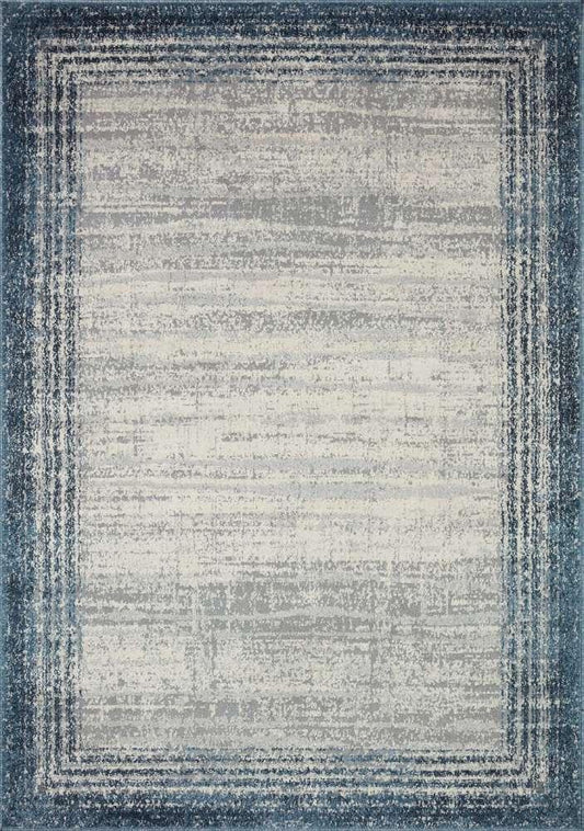 Loloi - Austen Pebble / Blue 5-3in x 7-7in Area Rug - AUSTAUS-02PPBB5377 veiw 1