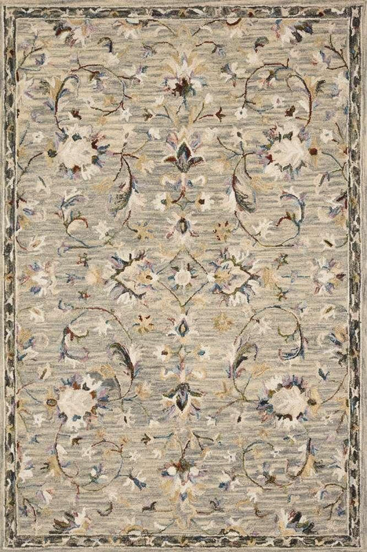 Loloi - Beatty Grey / Multi 7-9in x 9-9in Area Rug - BEATBEA-03GYML7999 veiw 1