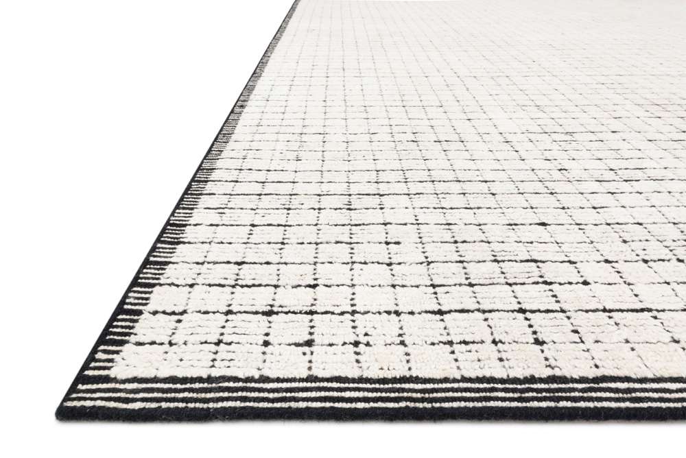 Loloi - Beverly Ivory / Black 9-6in x 13-6in Area Rug - BEVEBEV-01IVBL96D6 veiw 5