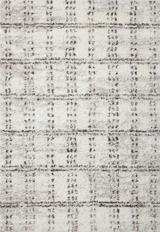 Loloi - Bliss Shag Cream / Grey 18in x 18in Sample Rug - BLISBLS-03CRGY160S veiw 1