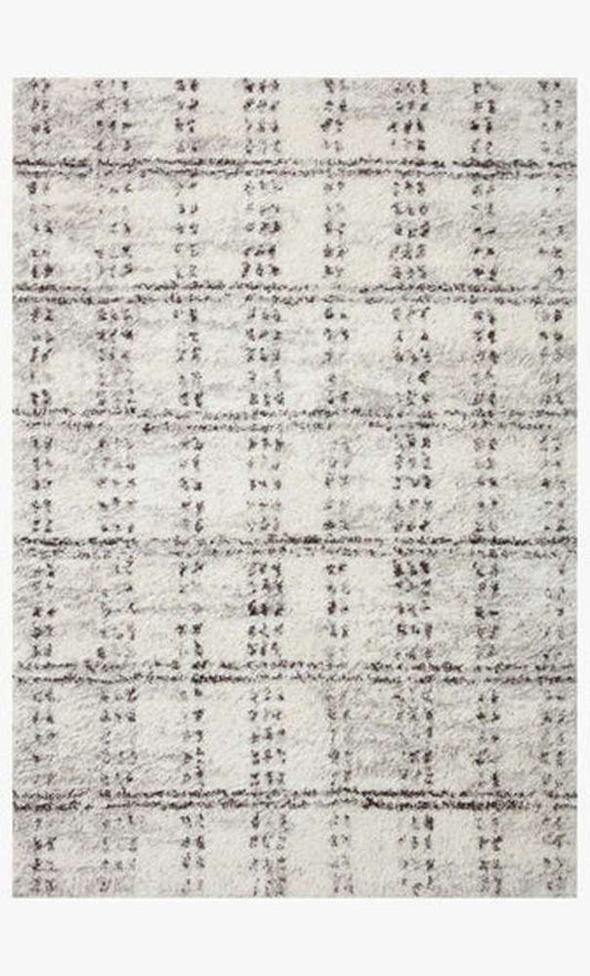 Loloi - Bliss Shag Cream / Grey 2-7in x 7-6in Runner Rug - BLISBLS-03CRGY2776 veiw 1