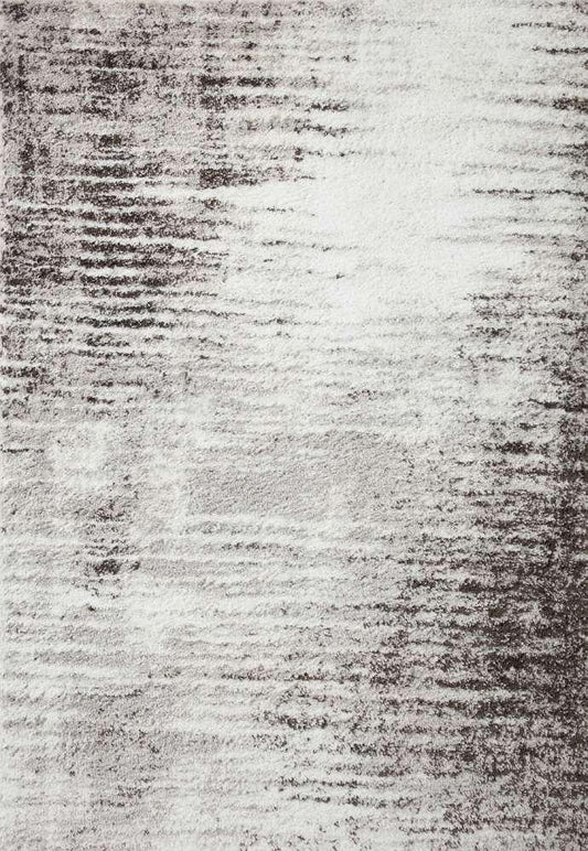 Loloi - Bliss Shag Grey / Cream 5-3in x 7-6in Area Rug - BLISBLS-07GYCR5376 veiw 1