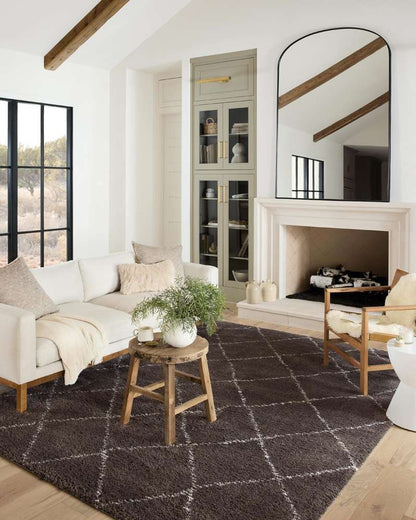 Loloi - Bliss Shag Bark / Grey 9-3in x 13 Area Rug - BLISBLS-04BSGY93D0 veiw 2