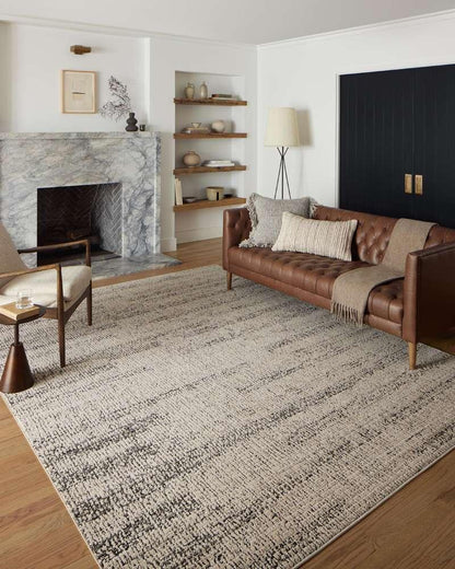 Loloi - Darby Oatmeal / Charcoal 5-3in x 7-6in Area Rug - DARBDAR-02OTCC5376 veiw 2