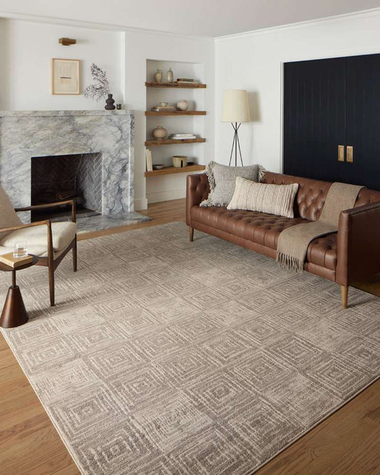 Loloi - Darby Beige / Grey 6-7in x 9-3in Area Rug - DARBDAR-05BEGY6793 veiw 2