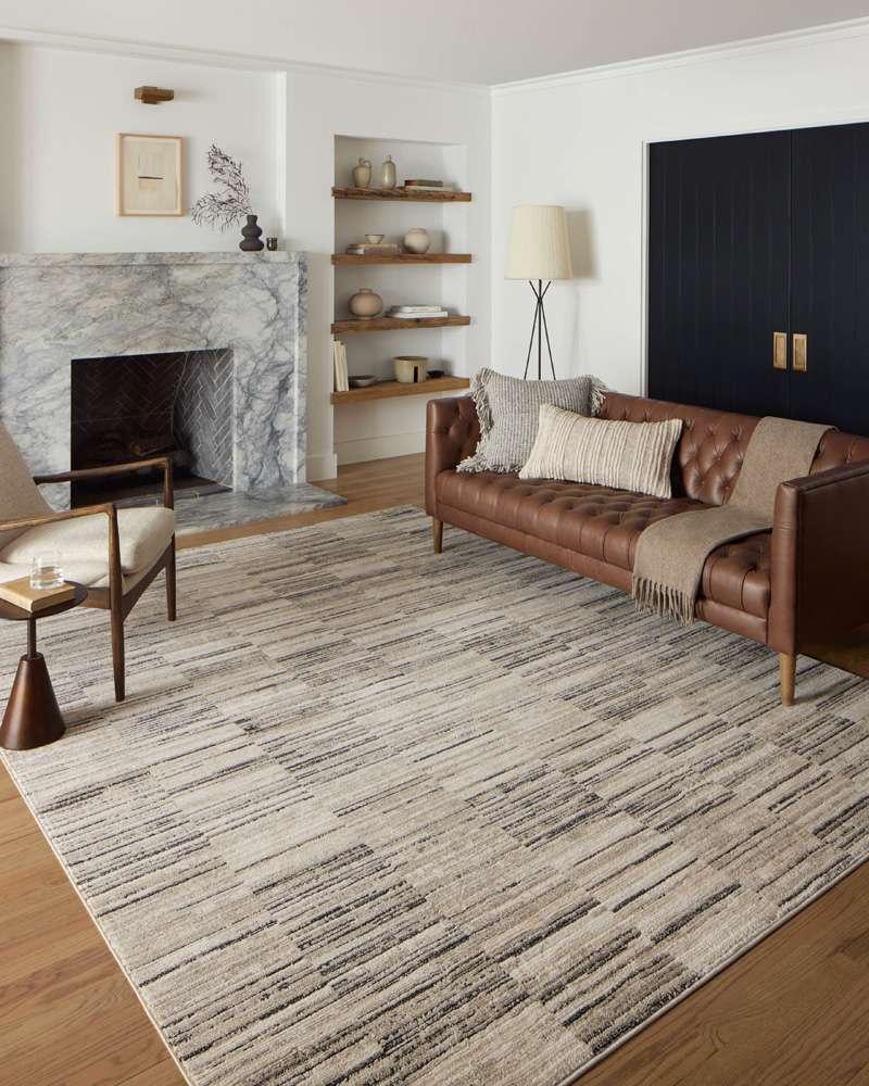 Loloi - Darby Charcoal / Sand 6-7in x 9-3in Area Rug - DARBDAR-01CCSA6793 veiw 2