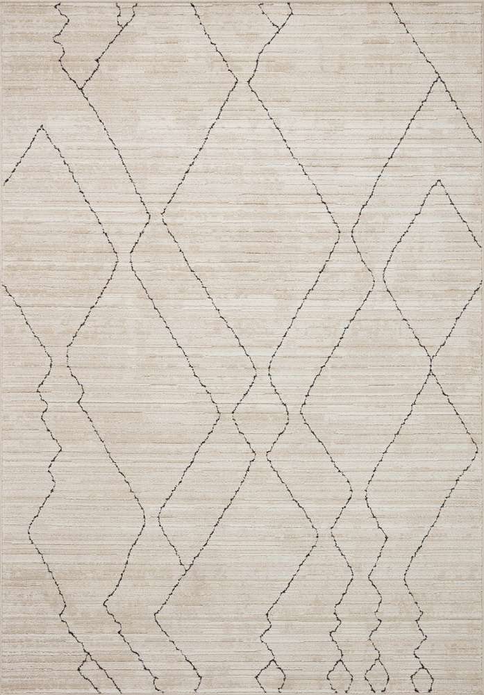 Loloi - Darby Sand / Charcoal 7-10in x 10 Area Rug - DARBDAR-03SACC7AA0 veiw 1