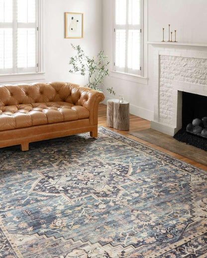 Loloi - Hathaway Navy / Multi 18in x 18in Sample Rug - HATHHTH-01NVML160S veiw 2