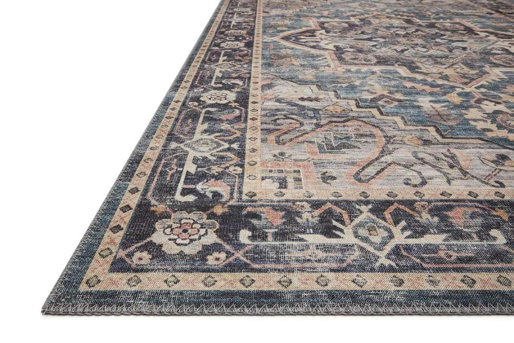 Loloi - Hathaway Navy / Multi 18in x 18in Sample Rug - HATHHTH-01NVML160S veiw 4