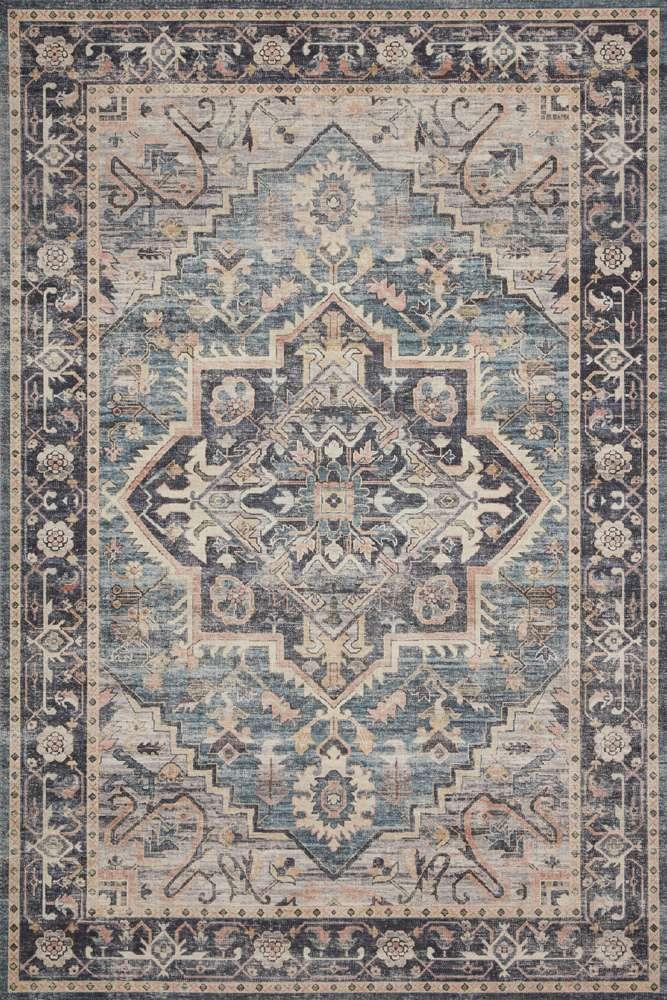 Loloi - Hathaway Navy / Multi 2-0in x 5-0in Accent Rug - HATHHTH-01NVML2050 veiw 1