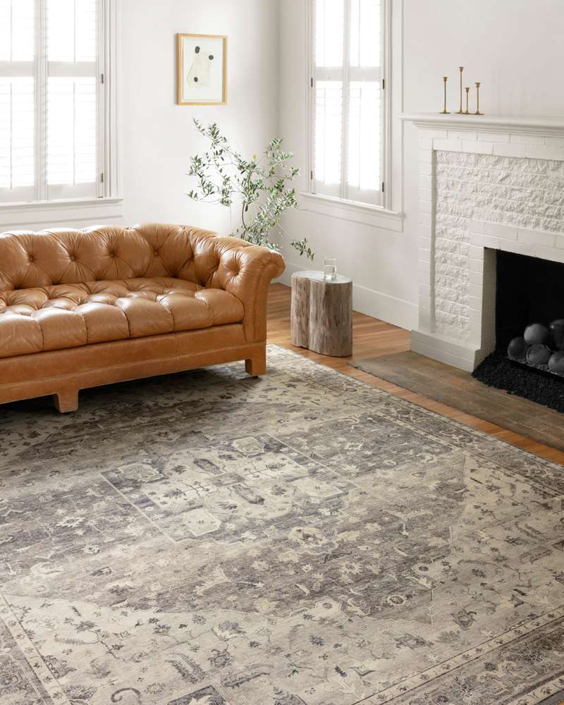 Loloi - Hathaway Steel / Ivory 2-3in x 3-9in Accent Rug - HATHHTH-05STIV2339 veiw 2
