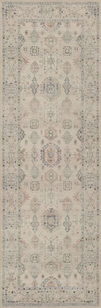 Loloi - Hathaway Beige / Multi 2-6in x 7-6in Runner Rug - HATHHTH-04BEML2676 veiw 1