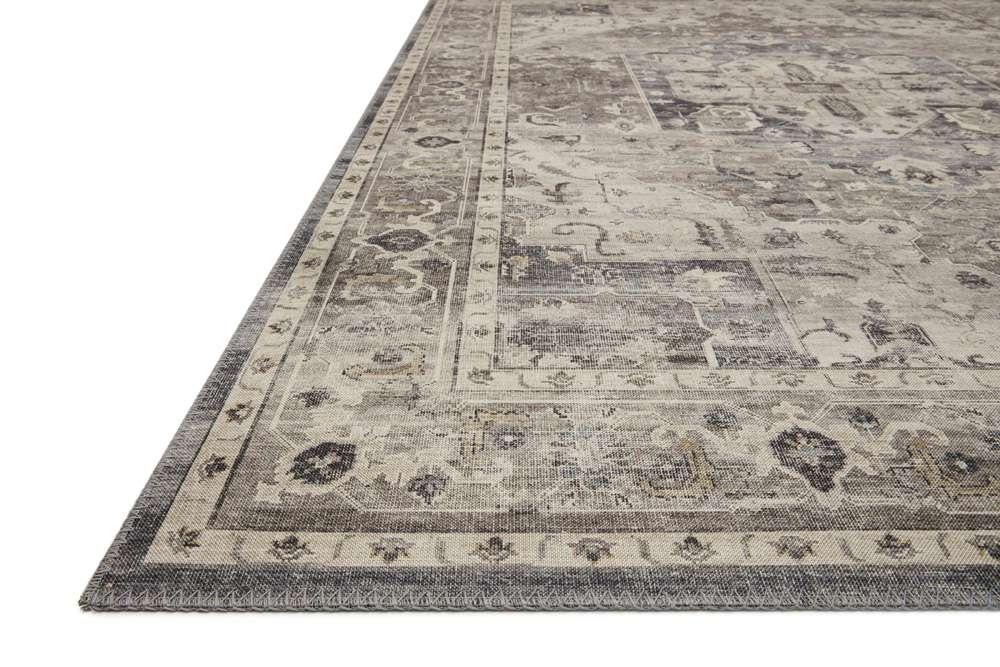 Loloi - Hathaway Steel / Ivory 3-6in x 5-6in Accent Rug - HATHHTH-05STIV3656 veiw 3