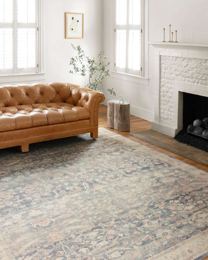 Loloi - Hathaway Denim / Multi 5-0in x 7-6in Area Rug - HATHHTH-02DEML5076 veiw 2