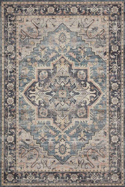 Loloi - Hathaway Navy / Multi 5-0in x 7-6in Area Rug - HATHHTH-01NVML5076 veiw 1
