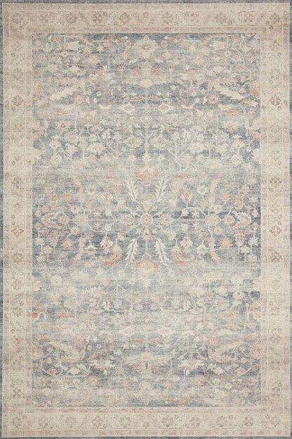 Loloi - Hathaway Denim / Multi 7-6in x 9-6in Area Rug - HATHHTH-02DEML7696 veiw 1