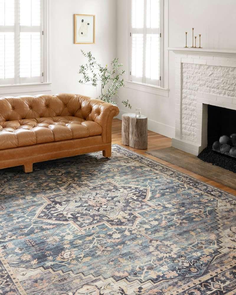 Loloi - Hathaway Navy / Multi 7-6in x 9-6in Area Rug - HATHHTH-01NVML7696 veiw 2