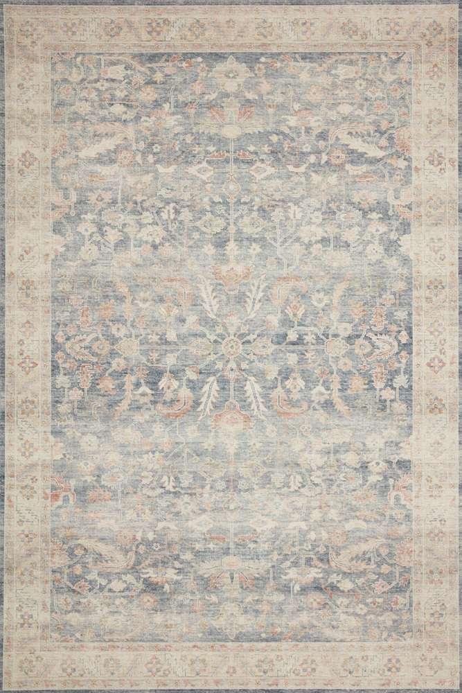 Loloi - Hathaway Denim / Multi 9-0in x 12-0in Area Rug - HATHHTH-02DEML90C0 veiw 1