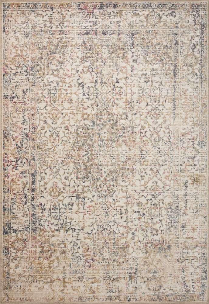 Loloi - Indra Ivory / Multi 10-0in x 14-0in Area Rug - INDRINA-05IVMLA0E0 veiw 1