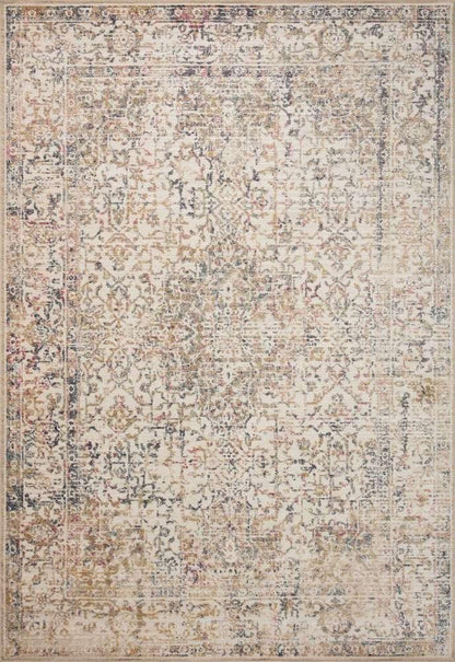 Loloi - Indra Ivory / Multi 10-0in x 14-0in Area Rug - INDRINA-05IVMLA0E0 veiw 1