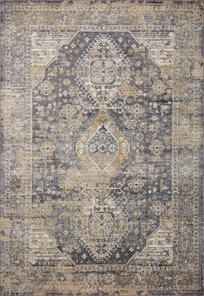 Loloi - Indra Charcoal / Natural 11-6in x 15-6in Area Rug - INDRINA-03CCNAB6F6 veiw 1