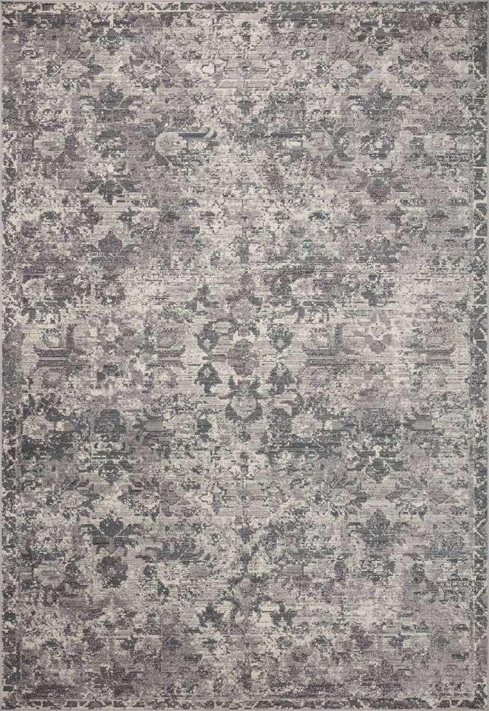 Loloi - Indra Charcoal / Silver 18in x 18in Sample Rug - INDRINA-04CCSI160S veiw 1