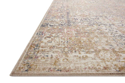 Loloi - Indra Ivory / Multi 18in x 18in Sample Rug - INDRINA-05IVML160S veiw 2